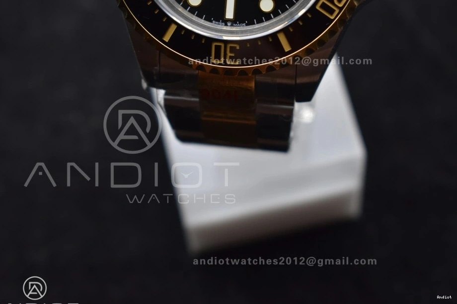 A2824 YG Tone SS Best Edition Black SS 126603 Bracelet Sea-Dweller Two V3 GMF on YG Dial 0128